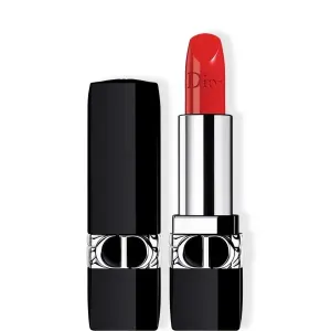 Dior Dlouhotrvající plnitelná rtěnka Rouge Dior Satin 3,5 g 080 Red Smile