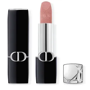 Dior Rouge Dior Velvet dlouhotrvající rtěnka - hydratační květinová péče o rty - 220 Beige Couture  3,5 g