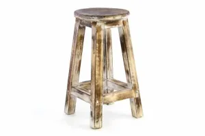 Divero Designová vintage stolička opálená 50 cm