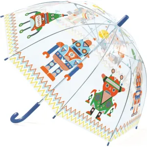 Djeco Krásný designový deštník - Roboti