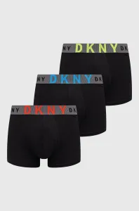 Boxerky Dkny (3-pack) pánské, černá barva #1972363