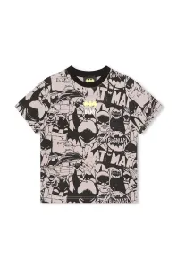 Dětské bavlněné tričko Dkny x DC Comics černá barva #6115208