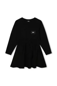 Dívčí šaty Dkny černá barva, mini #5686178