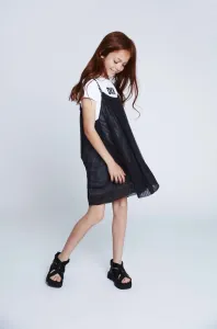 Dívčí šaty Dkny šedá barva, mini #4981491