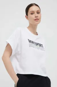 Bavlněné tričko Dkny bílá barva #6110427