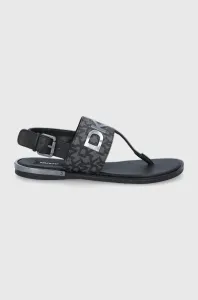 Kožené sandály Dkny dámské, černá barva #4745091