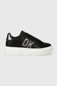 Kožené sneakers boty Dkny Marian černá barva, K2305134