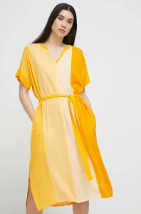 Plážové šaty Dkny dámská, oranžová barva #5055333