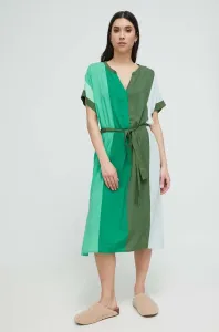 Plážové šaty Dkny dámská, zelená barva #5584345