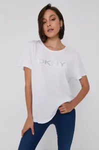 Bílá trička DKNY