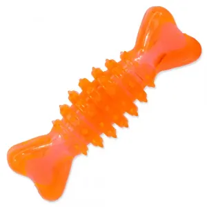 Hračka Dog Fantasy válec guma oranžová 12cm