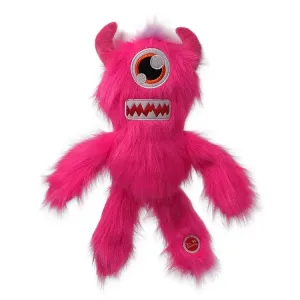 Hračka Dog Fantasy Monsters chlupaté strašidlo 35cm růžové