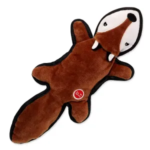 Hračka Dog Fantasy Recycled Toy liška pískací se šustícím ocasem