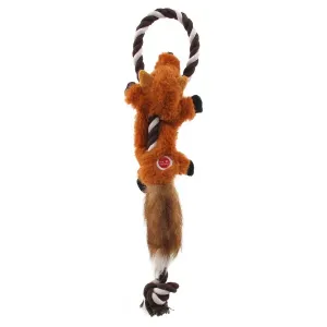 Hračka Dog Fantasy Skinneeez s provazem liška 35cm