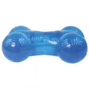 Hračka DOG FANTASY Strong kost gumová modrá 11,4cm