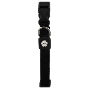 Obojek Active Dog Premium M černý 2x34-49cm