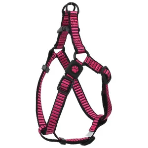 Postroj Active Dog Premium M růžový 2x53-77cm