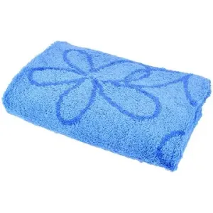 Dommio bambusový ručník Flower 50×90 cm modrý