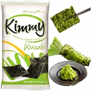 Dongwon Kimmy křupavé plátky řasy Nori s wasabi 2,7 g