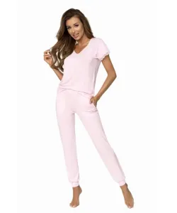 Donna Demi růžové Dámské pyžamo, XXL, růžová