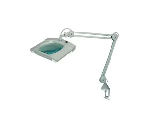 LED Stolní lampa s lupou a klipem LED/5W/230V