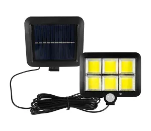 LED Solární reflektor se senzorem LED/1,5W/3,7V 6000K IP44