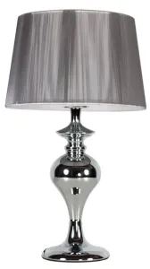 Candellux Stříbrná stolní lampa Gillenia pro žárovku 1x E27 41-11954 #4350965