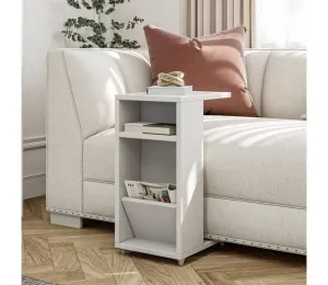 Odkládací stolek FILINTA 63x40 cm bílá