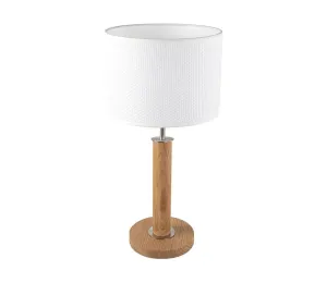 7017400511546 - Stolní lampa BENITA 1xE27/60W/230V dub