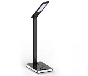 LED Dotyková stmívatelná stolní lampa LED/7W/5V 3000-6500K USB černá