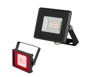 LED Reflektor LED/10W/230V IP65 červené světlo
