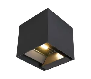 LED Solární nástěnné svítidlo se senzorem LED/3W/3,7V IP65 3000K černá