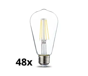 SADA 48x LED Žárovka VINTAGE E27/4,3W/230V 2700K