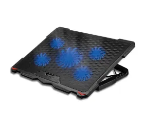 Chladící podložka pro notebook 5x látor 2xUSB černá