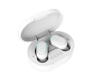 Voděodolná bezdrátová sluchátka A7s TWS Bluetooth bílá