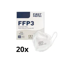 Ochranná pomůcka - respirátor FFP3 NR CE 0370 20ks