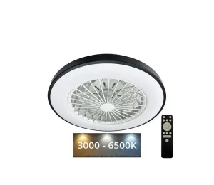 LED Stropní svítidlo s látorem OPAL LED/48W/230V + dálkové ovládání #5444435