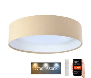 LED Stropní svítidlo SMART GALAXY LED/36W/230V Wi-Fi Tuya béžová/bílá + DO