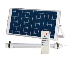 LED Trubice se senzorem a solárním panelem JIMMY 40W/5000 mAh 3,7V 6000K IP65+DO