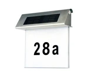 6710102 - LED Solární domovní číslo LED/2x0,07W/2,4V IP44