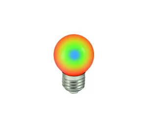 LED žárovka E27/1W/230V RGB