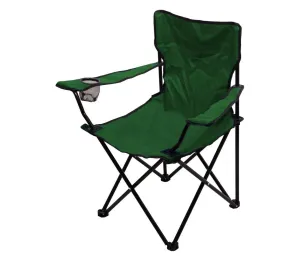 Skládací kempingová židle zelená #1629699