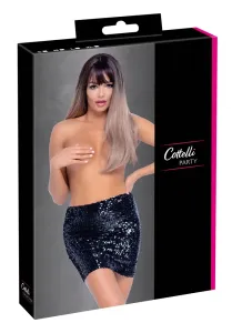 Cottelli Party - Shiny Sequin Skirt (Black)S