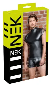 NEK - men's top with rivets and nec inserts (black)M