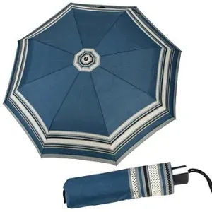Doppler Fiber Mini Graphics - dámský skládací deštník, modrá, proužek