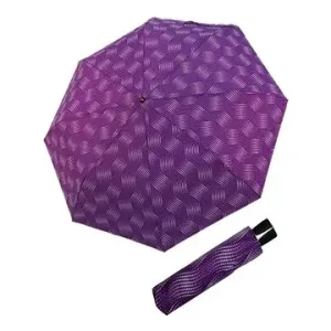 Doppler Fiber Mini Wave - dámský skládací deštník, fialová, puntík