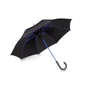 Doppler Fiber Party Automatic - dámský holový vystřelovací deštník, černá