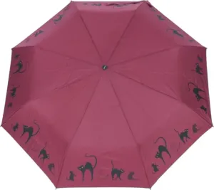 Doppler Dámský skládací deštník Fiber Magic Cats 7441465C050