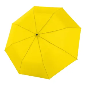 Derby Hit Uni - dámský skládací deštník, žlutá, plná barva