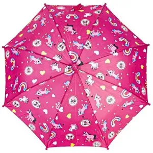 Doppler Kids Maxi Girls - dětský holový deštník, růžová, geometrický / abstraktní růžová